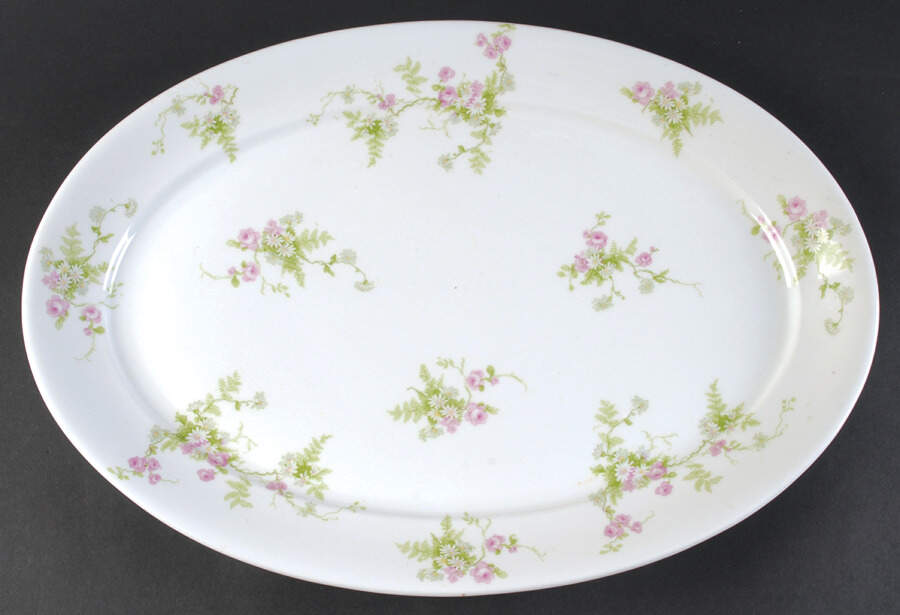 CHF679 17" Oval Serving Platter by Charles Field Haviland-1