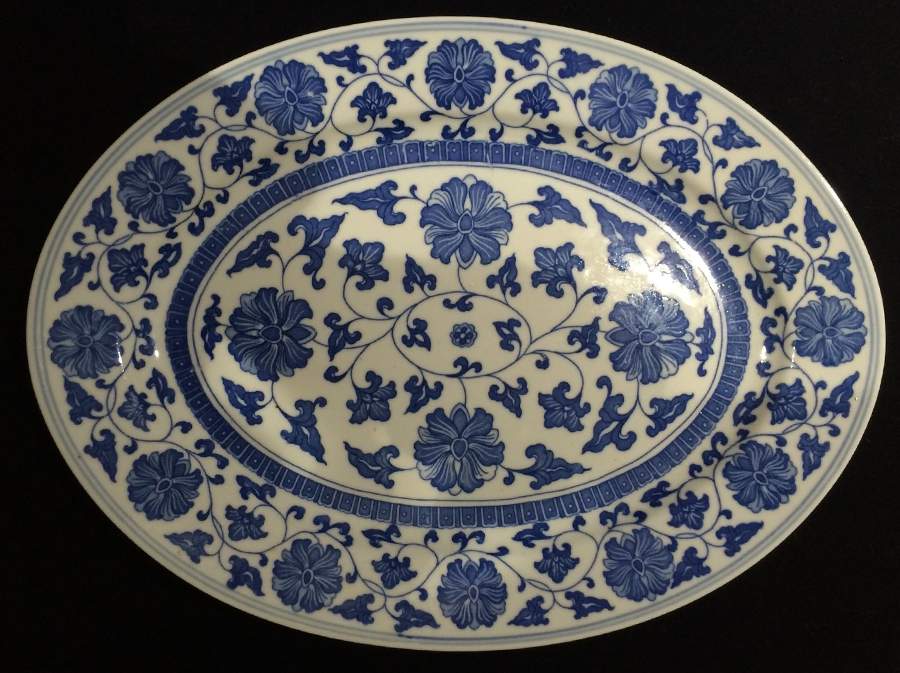 CX114 14" Oval Serving Platter by China (Made in China)-1