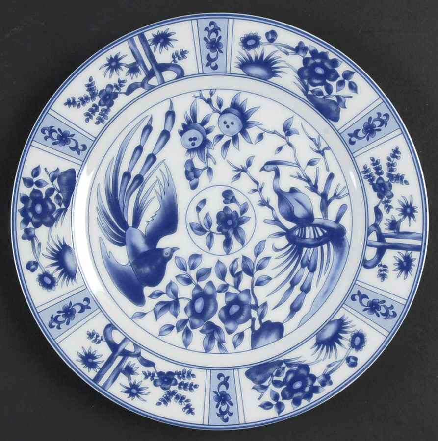 Blue Heron Salad Plate by China (Made in China)-1