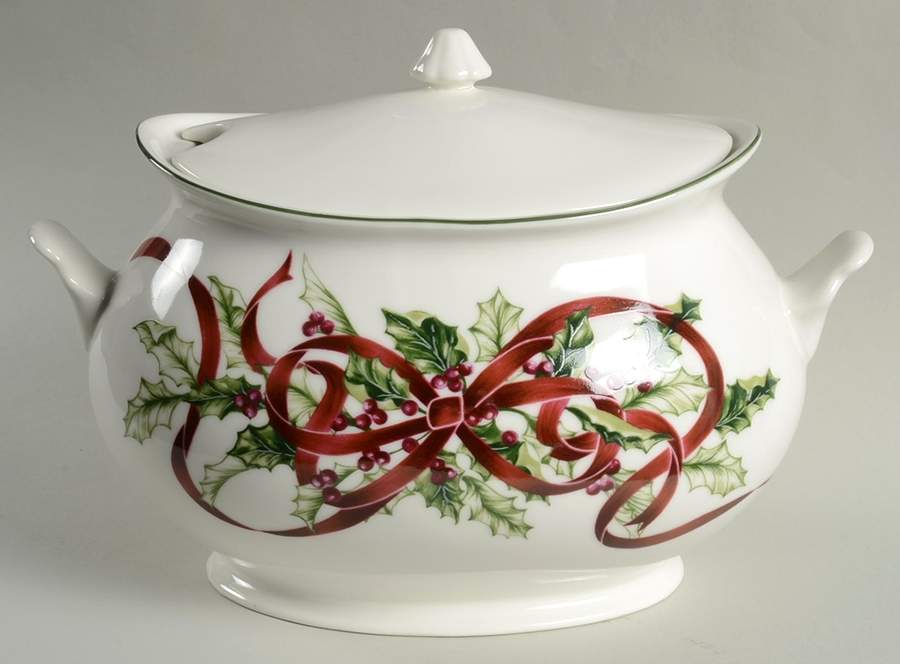 Winter Garland Tureen & Lid by Charter Club-1