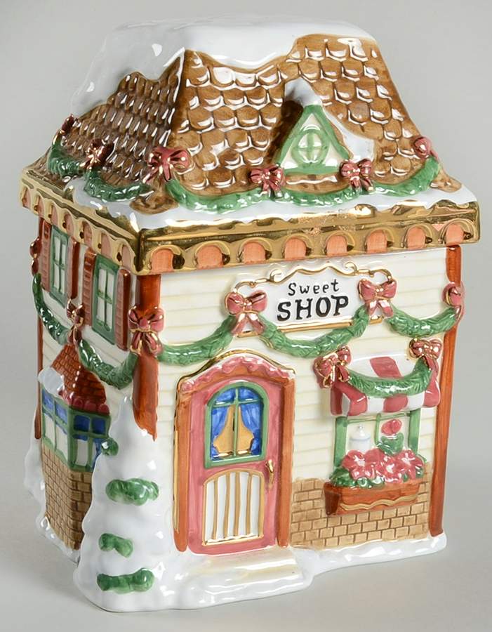 Winter Garland Figural Candy Jar & Lid by Charter Club-1