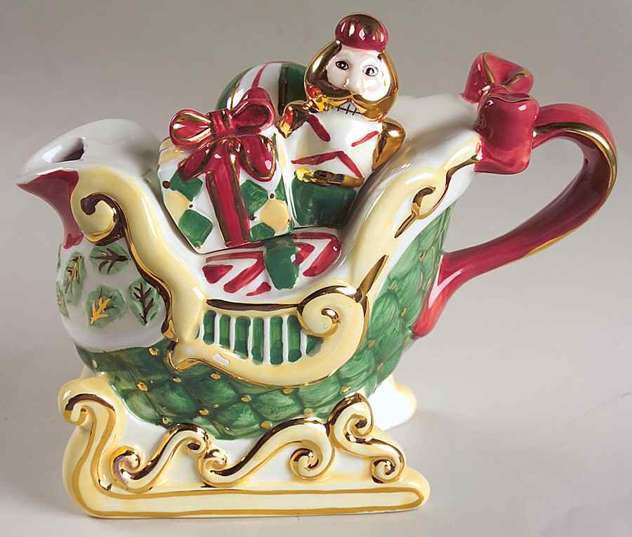Winter Garland Figural Creamer & Lid by Charter Club-1