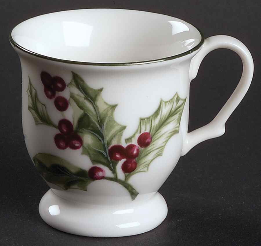 Winter Garland Footed Demitasse Cup by Charter Club-1
