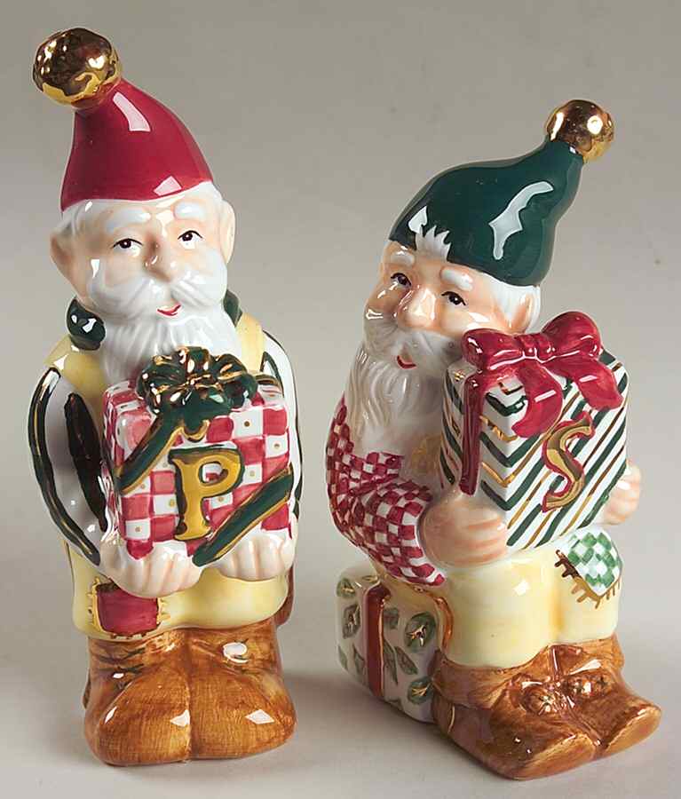Winter Garland Figural Salt and Pepper by Charter Club-1