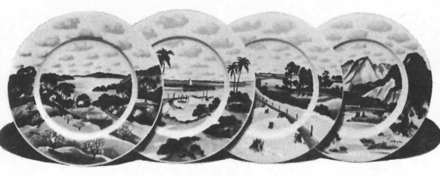 Americana Dinner Plate by Castleton (USA)-1