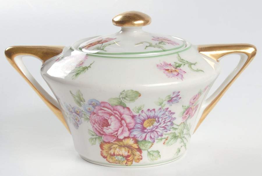 CHF700 Sugar Bowl & Lid by Charles Field Haviland-1