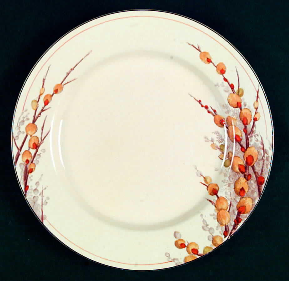Pussy Willow Luncheon Plate by Crown Ducal-1
