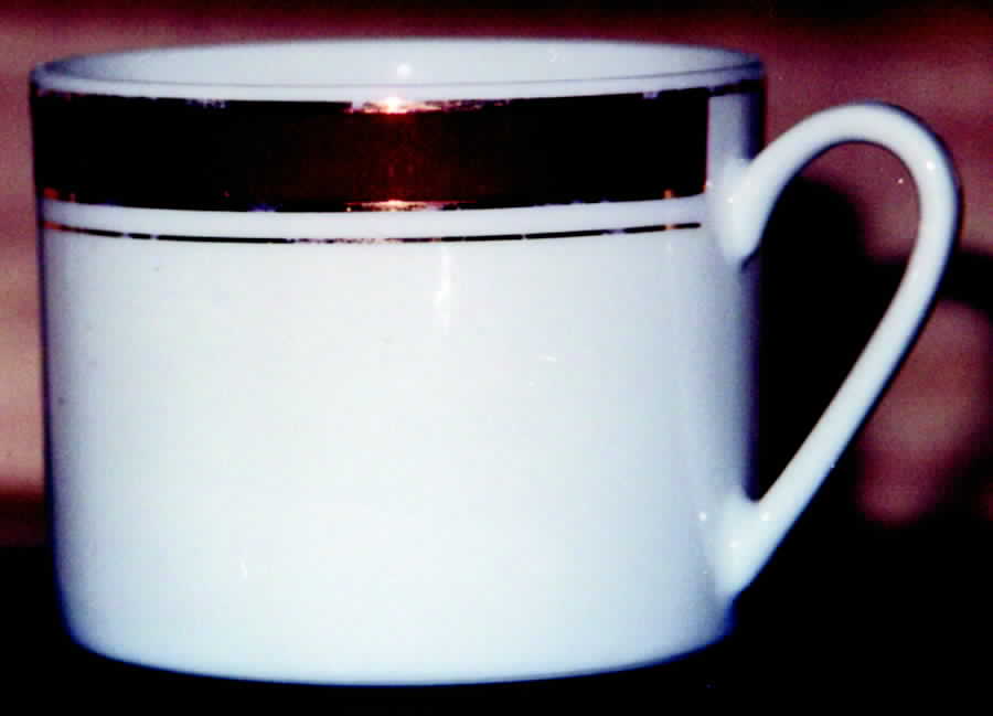 Prestige Red Flat Cup by Crown Porcelain-1