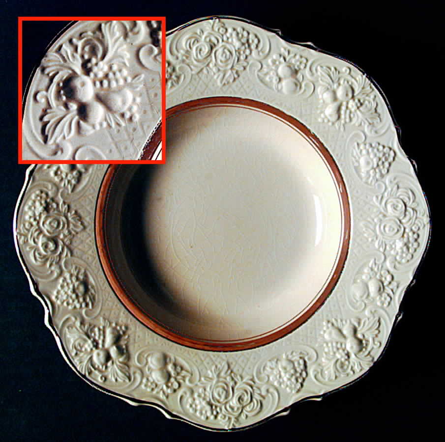 CRD143 Rim Soup Bowl by Crown Ducal-1