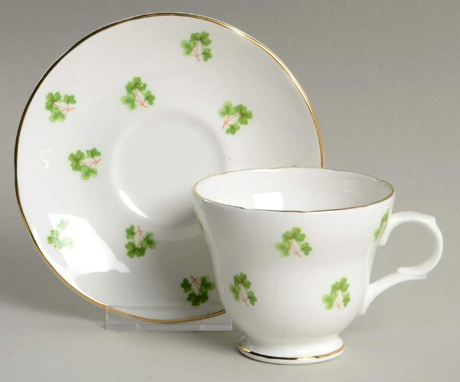 CNT3 Footed Cup & Saucer Set by Crown Trent-1