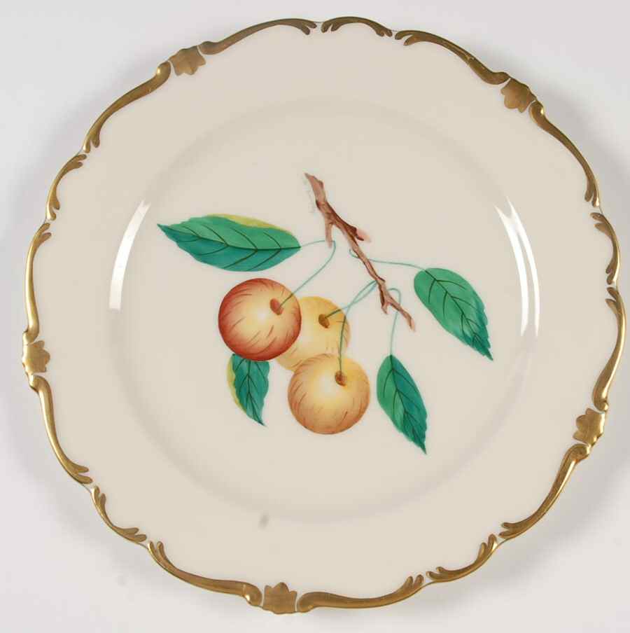 American Fruit Print Luncheon Plate by Castleton (USA)-1