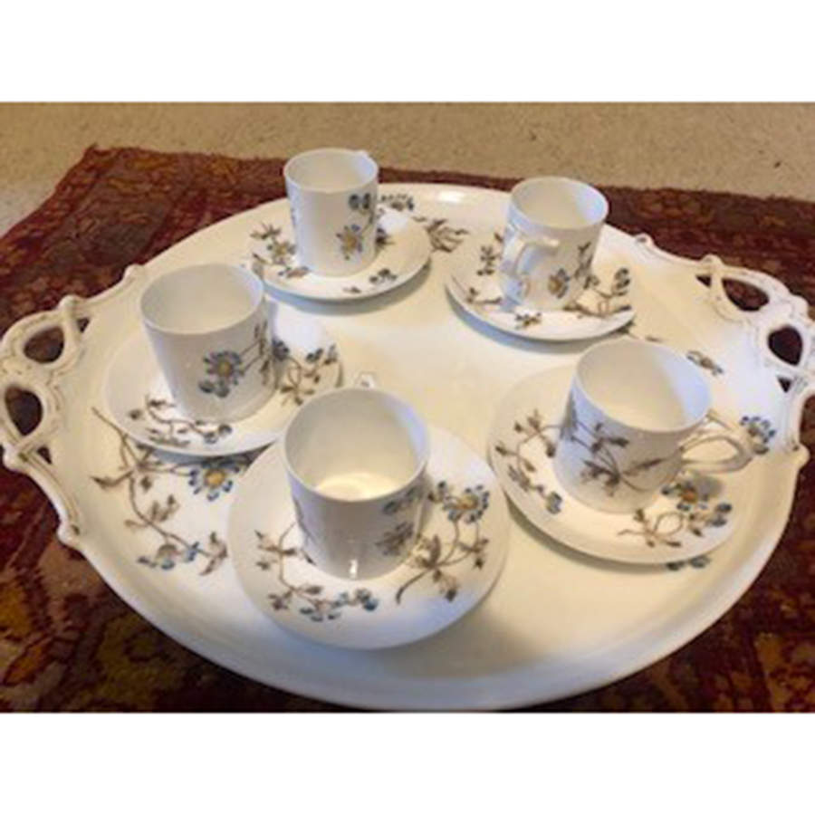 Schleiger 1311-1 Flat Cup & Saucer Set by Charles Field Haviland-1