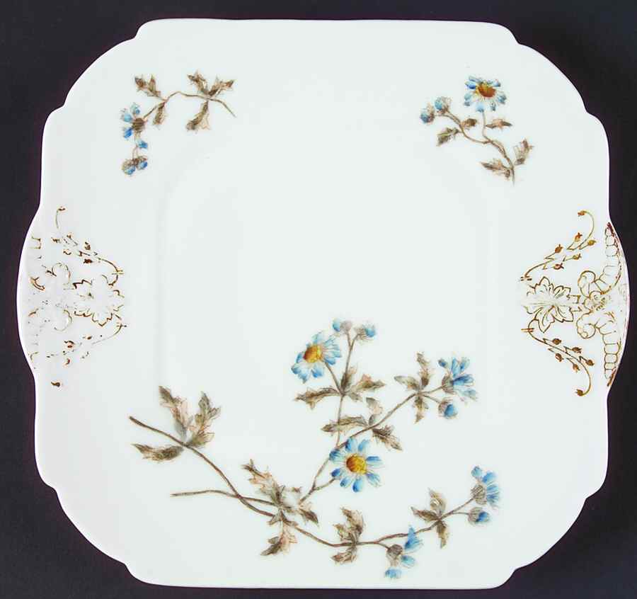 Schleiger 1311-1 Square Handled Cake Plate by Charles Field Haviland-1