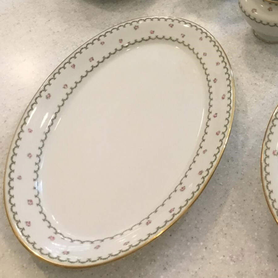 CHF715 13" Oval Serving Platter by Charles Field Haviland-1