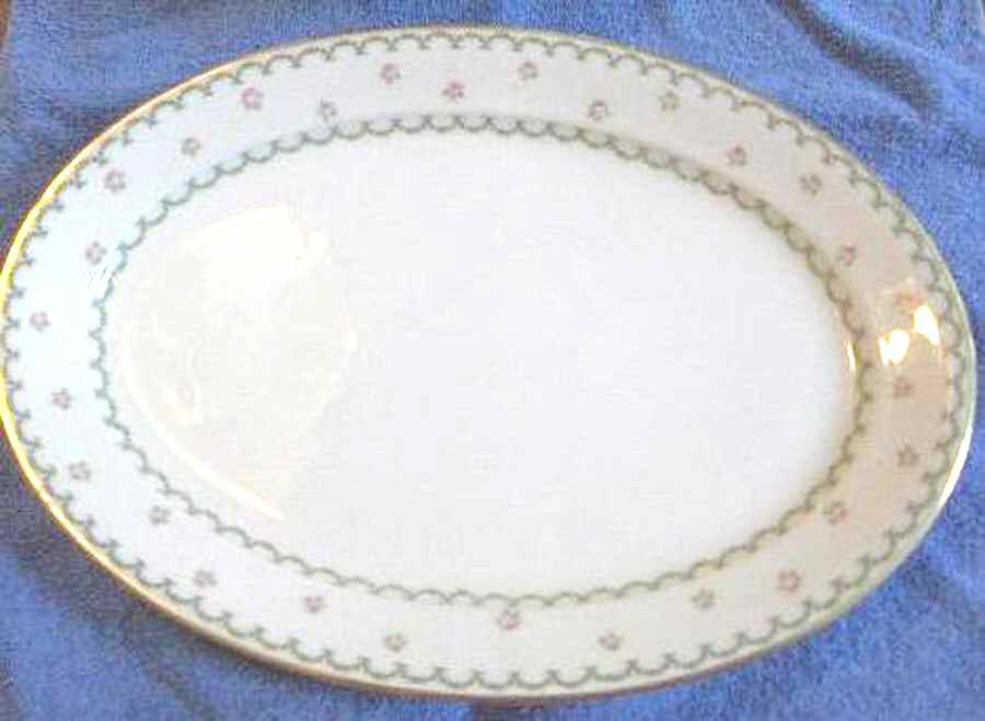 CHF715 14" Oval Serving Platter by Charles Field Haviland-1