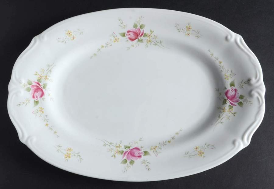 054274 12" Oval Serving Platter by Chodziez-Poland-1