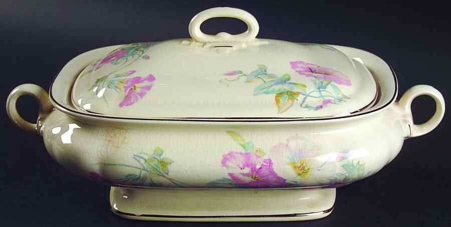 CRO197 Oval Covered Vegetable by Crooksville-1