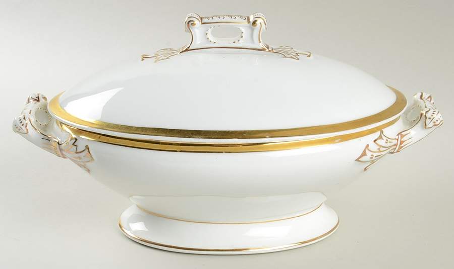 CHF720 Oval Covered Vegetable by Charles Field Haviland-1