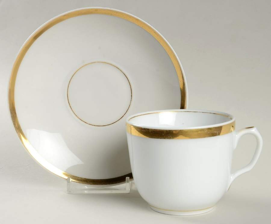 CHF720 Flat Cup & Saucer Set by Charles Field Haviland-1
