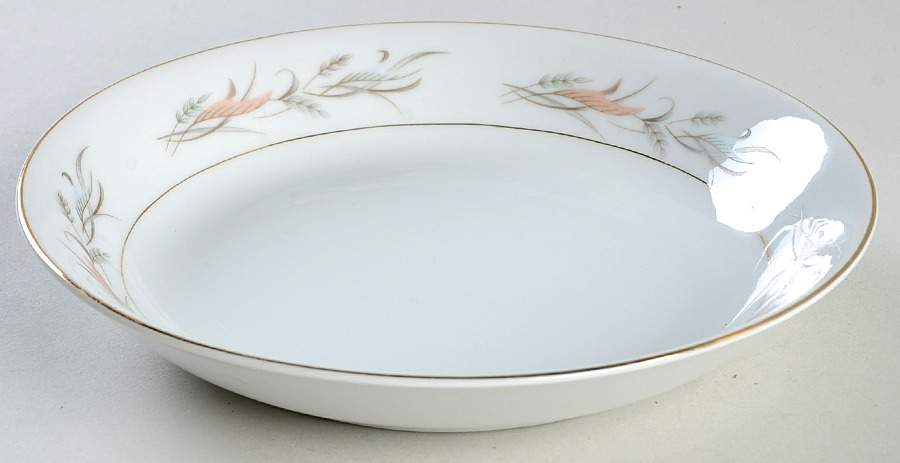 Gold Wheat Coupe Soup Bowl by Cheltenham Ltd-1