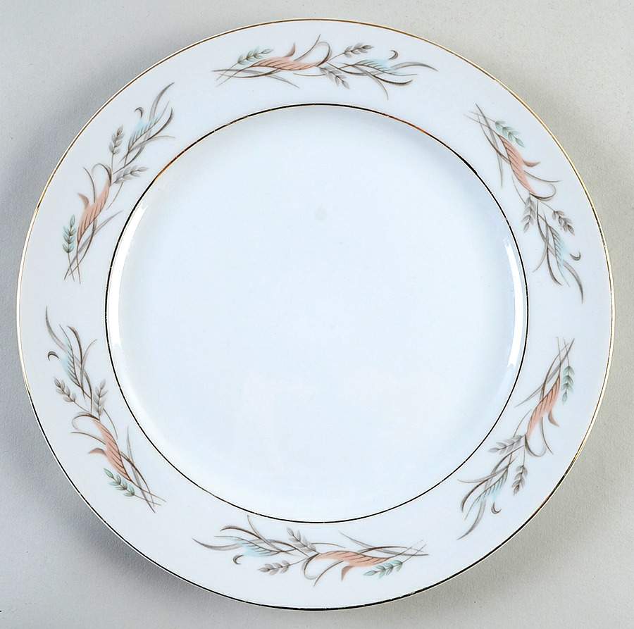 Gold Wheat Dinner Plate by Cheltenham Ltd-1
