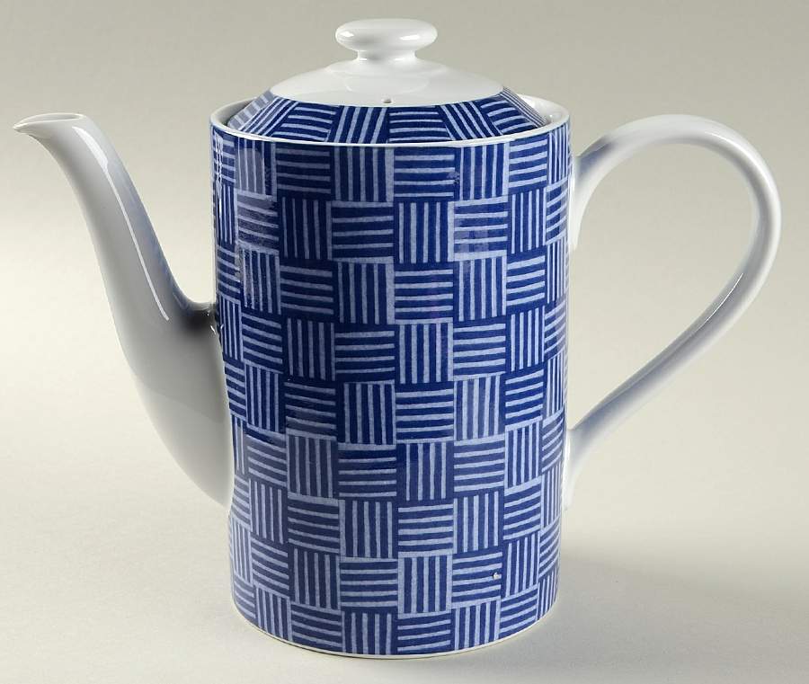 Rafia Coffee Pot & Lid by Crate & Barrel-1