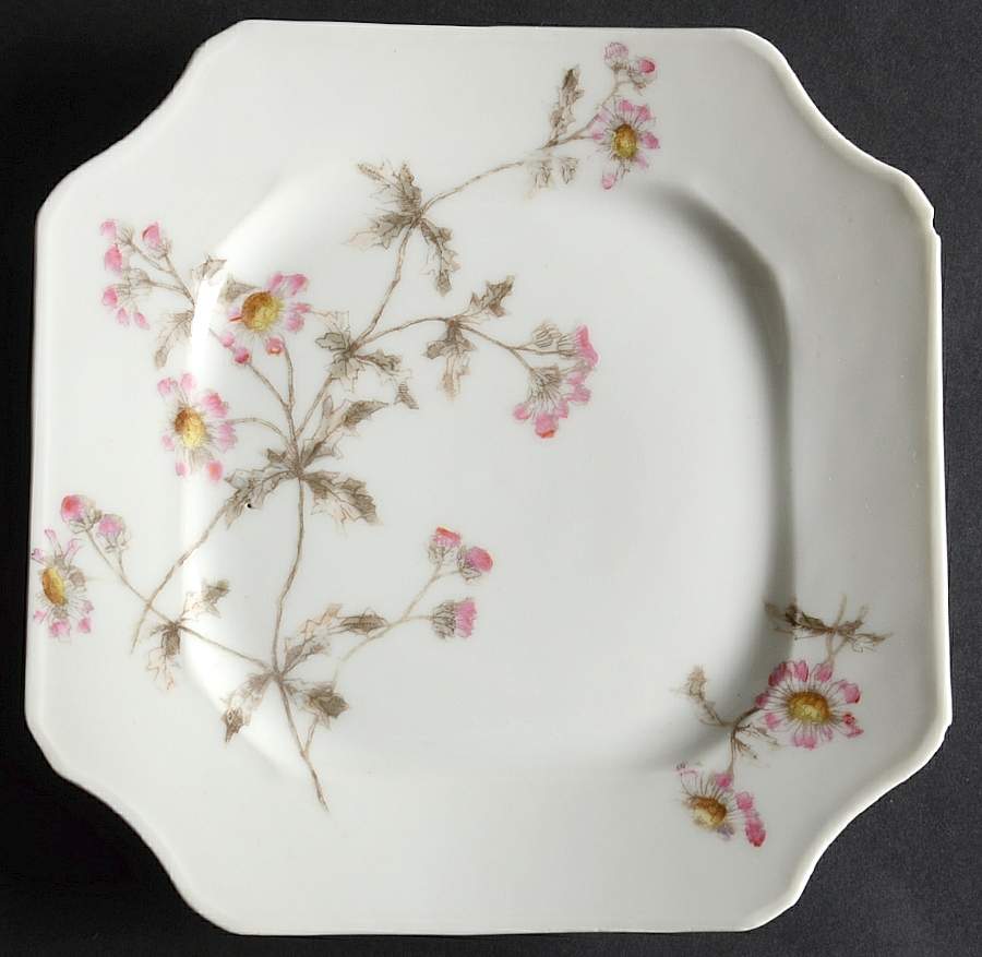 CHF723 Square Salad Plate by Charles Field Haviland-1