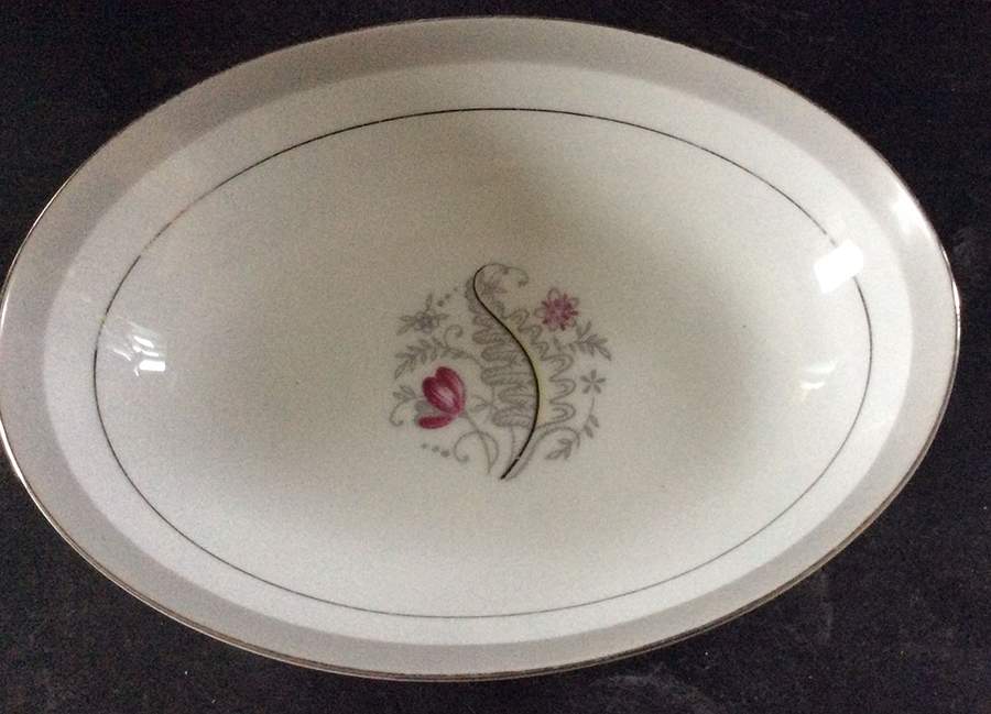 Fern Wood 10" Oval Vegetable Bowl by Celebrate-1