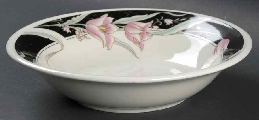 Serena (Cream Background) Coupe Cereal Bowl by China Pearl-1
