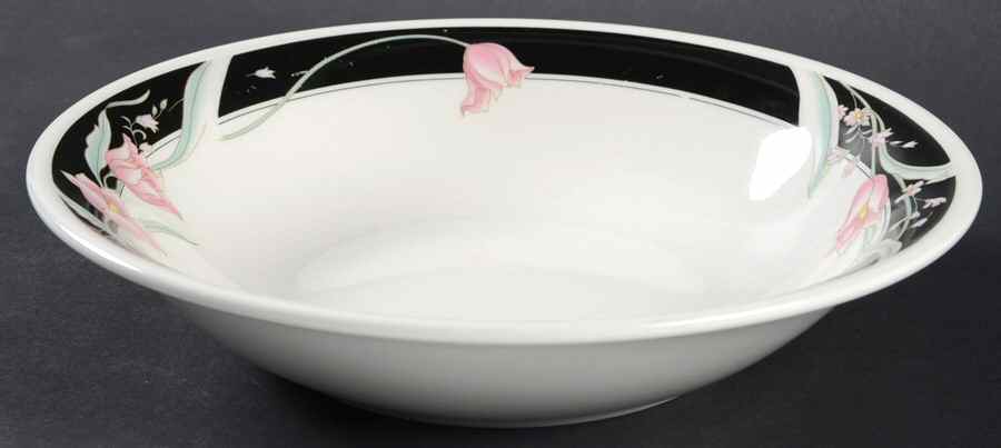 Serena (Cream Background) 9" Round Vegetable Bowl by China Pearl-1
