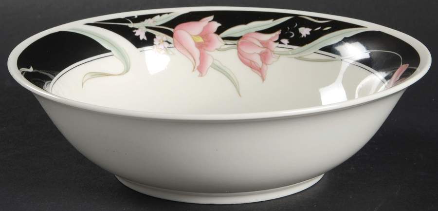 Serena (Cream Background) Coupe Soup Bowl by China Pearl-1