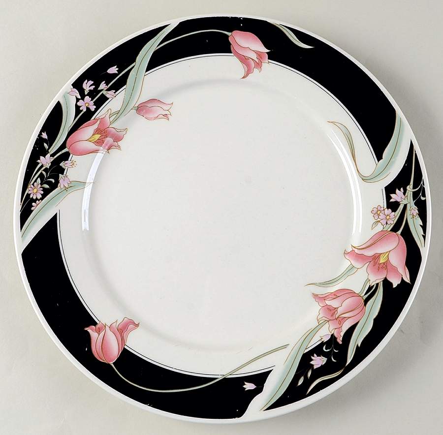 Serena (Cream Background) Dinner Plate by China Pearl-1