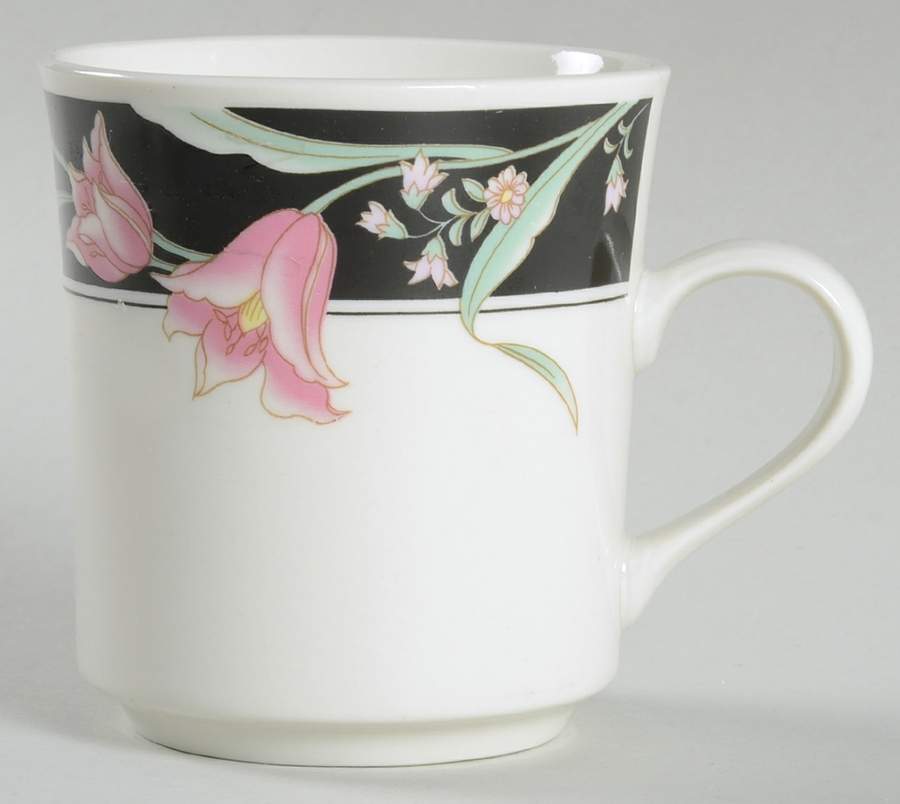 Serena (Cream Background) Flat Cup by China Pearl-1