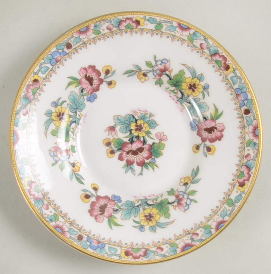 Ming Rose (Smooth) Saucer for Demitasse Cup by Coalport-1