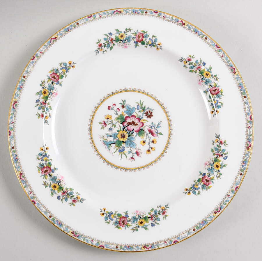 Ming Rose (Smooth) 13" Chop Plate (Round Platter) by Coalport-1