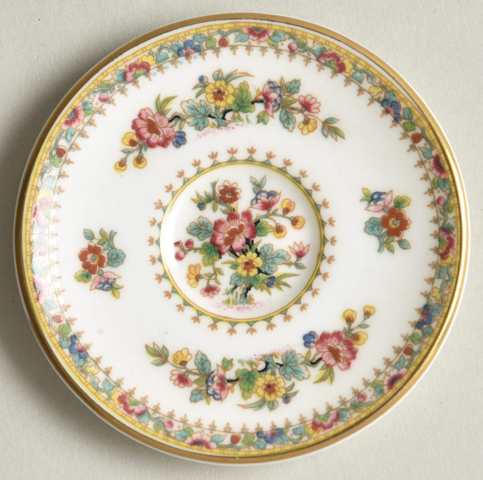 Ming Rose (Smooth) Miniature Saucer by Coalport-1