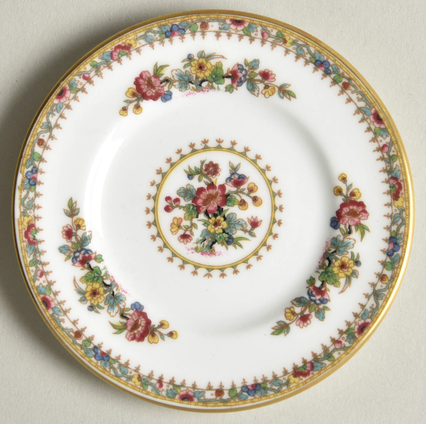 Ming Rose (Smooth) Miniature Plate by Coalport-1