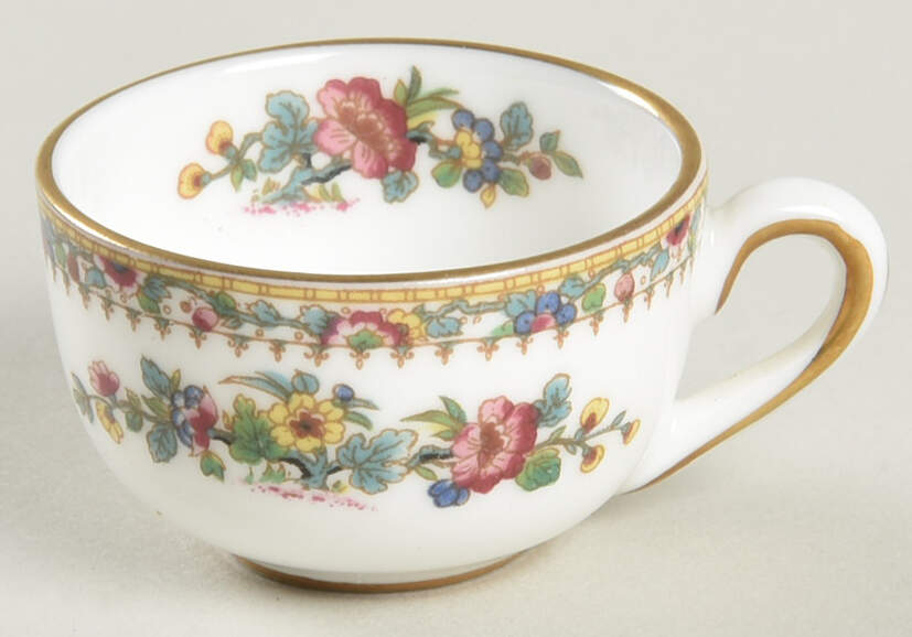 Ming Rose (Smooth) Miniature Cup Only by Coalport-1