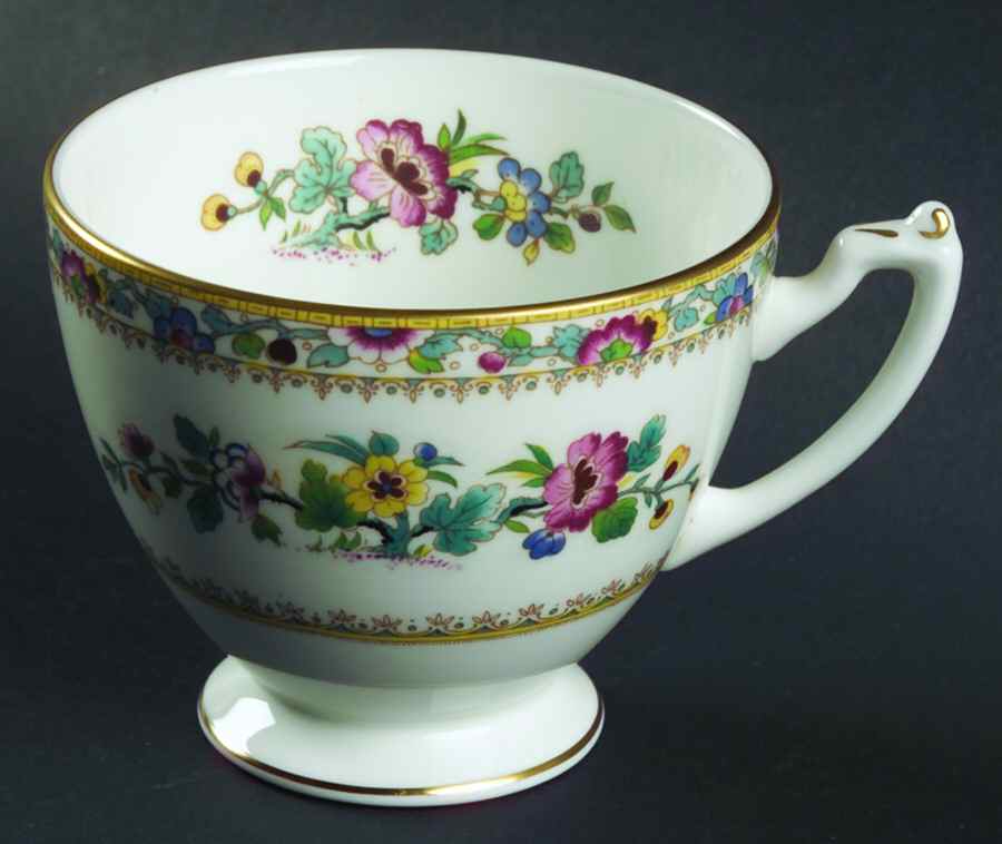 Ming Rose (Smooth) Footed Cup by Coalport-1