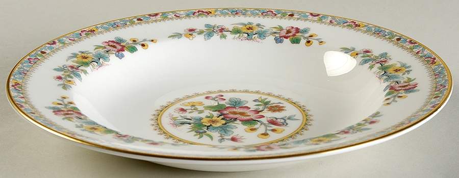 Ming Rose (Smooth) Large Rim Soup Bowl by Coalport-1