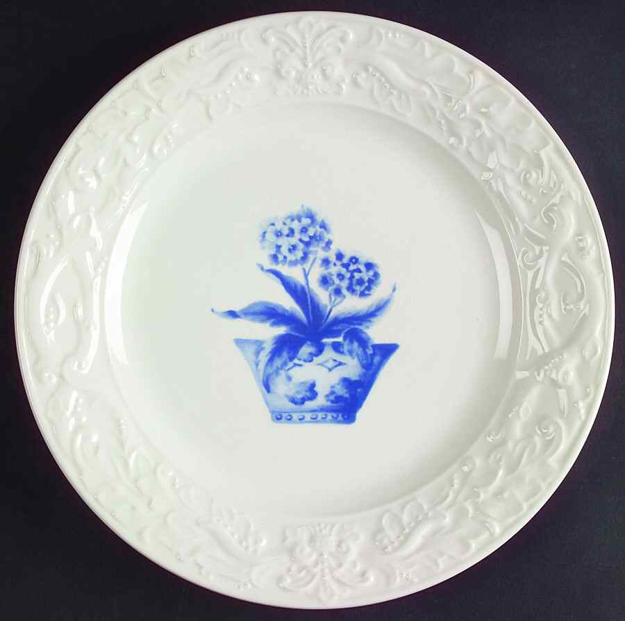 Country Chateau (Blue Flowers) Salad Plate by Charter Club-1