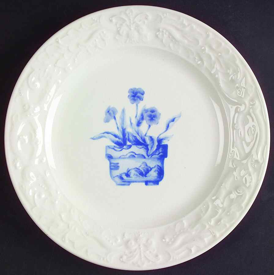 Country Chateau (Blue Flowers) Salad Plate by Charter Club-1