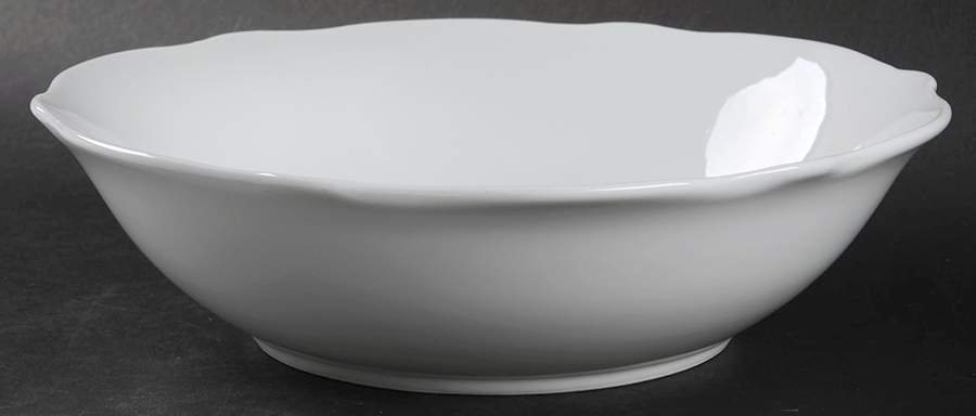 Classic White (Scalloped) 9" Round Vegetable Bowl by BIA Cordon Bleu-1
