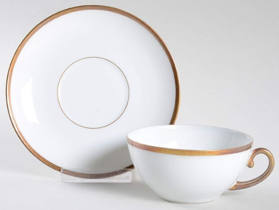 Empire Flat Cup & Saucer Set by Crown Imperial-1
