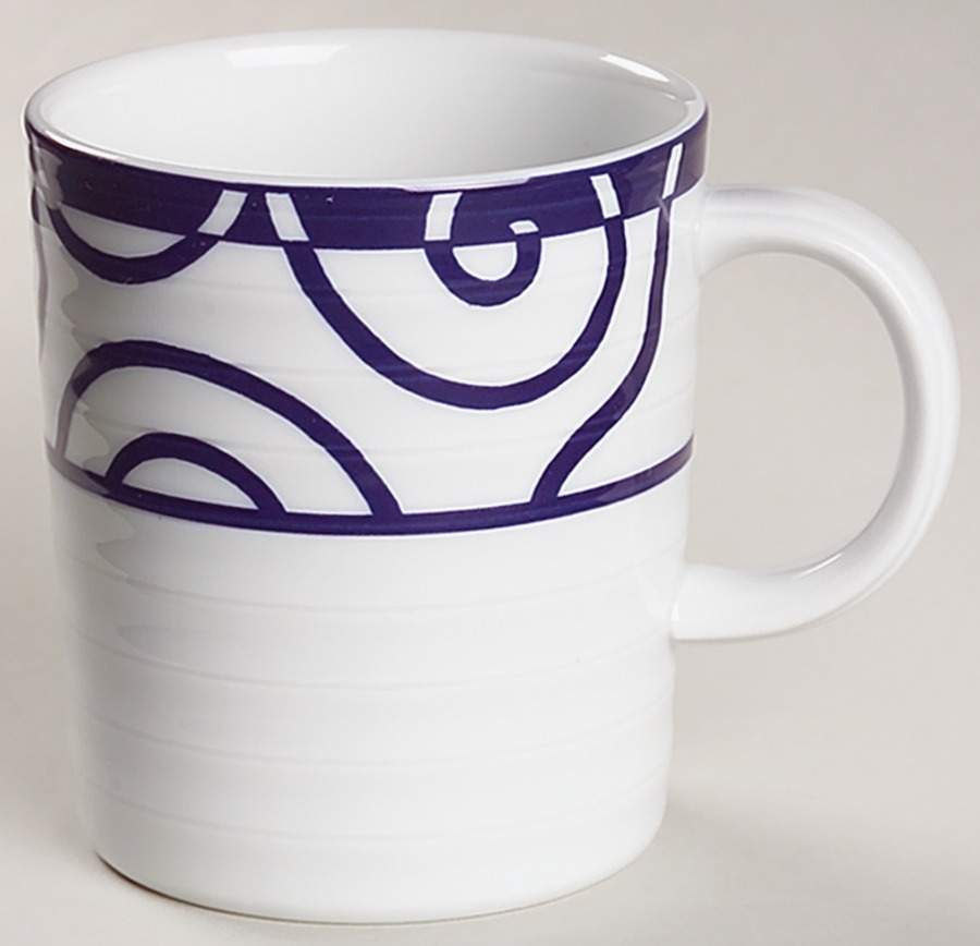Blue Spiral Mug by Crate & Barrel-1