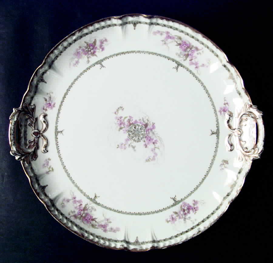 CHF737 Handled Cake Plate by Charles Field Haviland-1