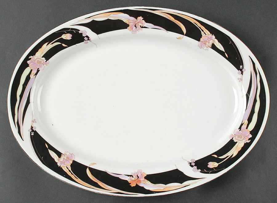 CX131 13" Oval Serving Platter by China (Made in China)-1