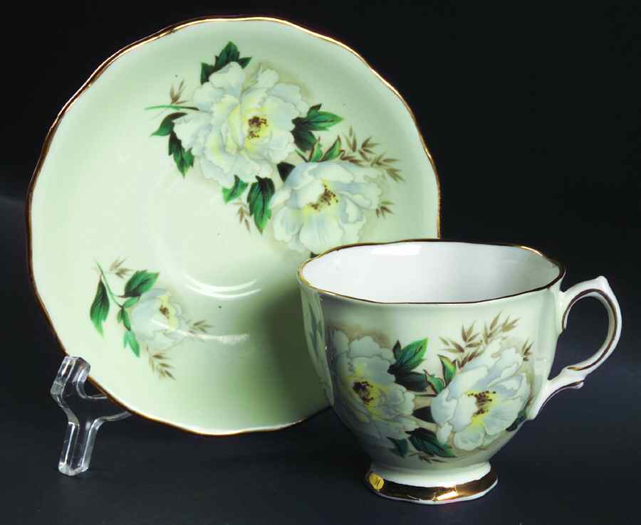 7998 Footed Cup & Saucer Set by Colclough-1