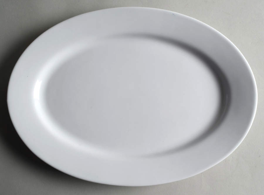 CBL29 14" Oval Serving Platter by Crate & Barrel-1