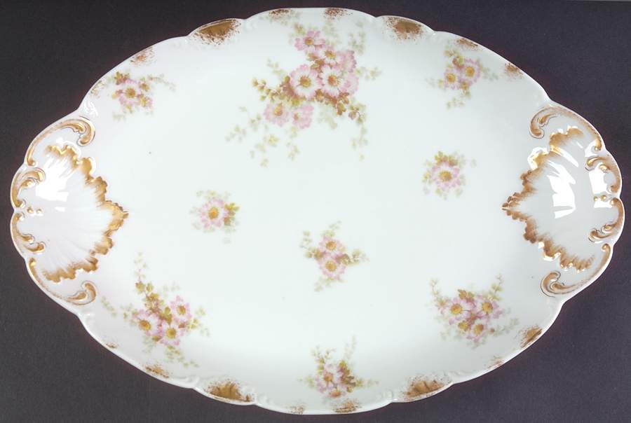CHF747 13" Oval Serving Platter by Charles Field Haviland-1